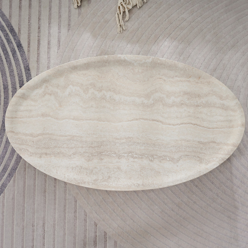 Contemporary Oval Coffee Table, Perfect for Decorating And Utilizing in Your Living Space