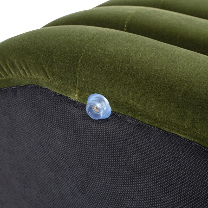 Sienna 49” Oval Bouclé Storage Bench | Hinged Lid Seating
