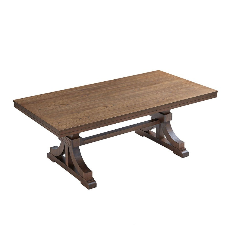 stanford Oak Trestle Dining Table (Seats 6–8)