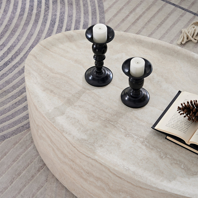 Contemporary Oval Coffee Table, Perfect for Decorating And Utilizing in Your Living Space
