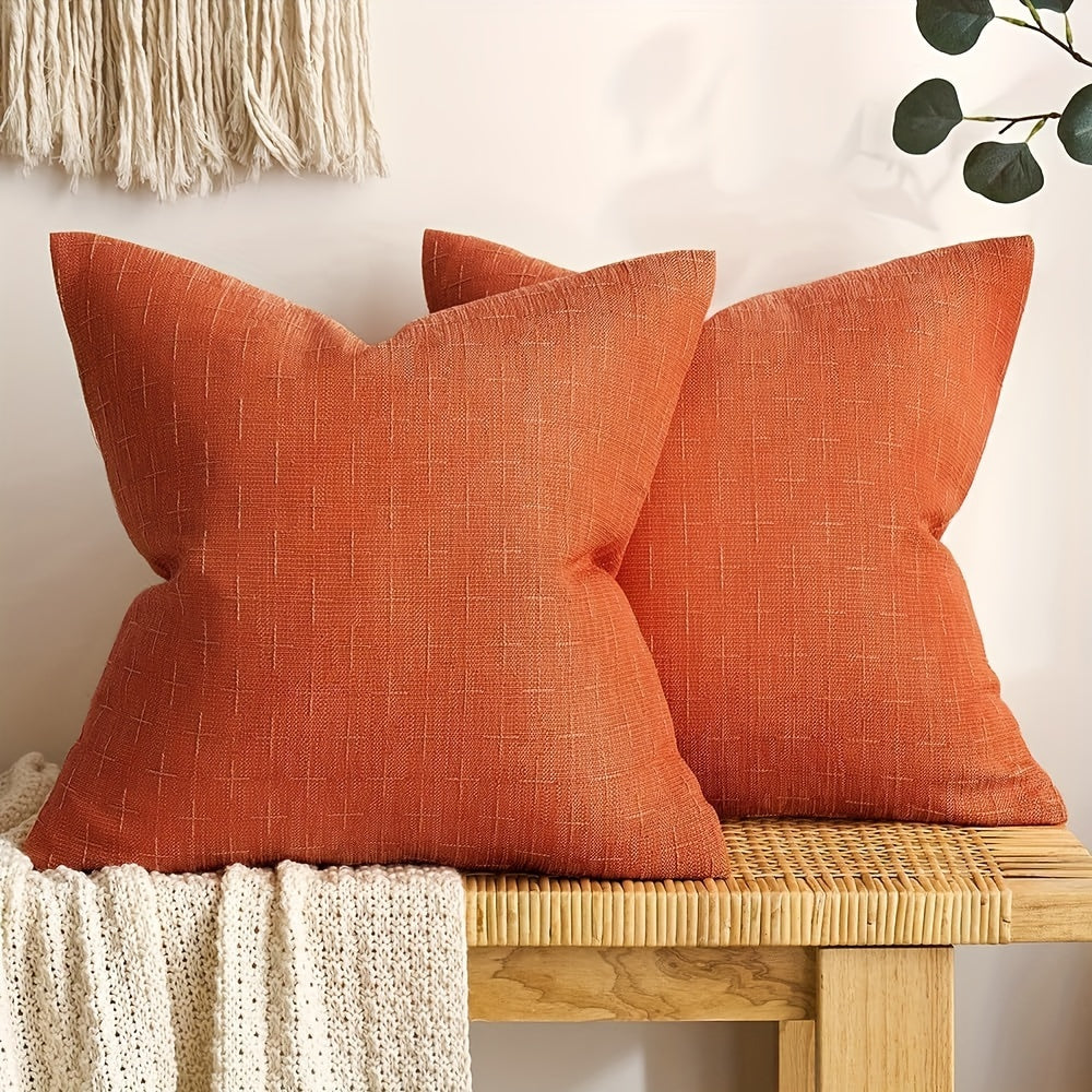 Cross-stitch Decorative throw Pillow Cover