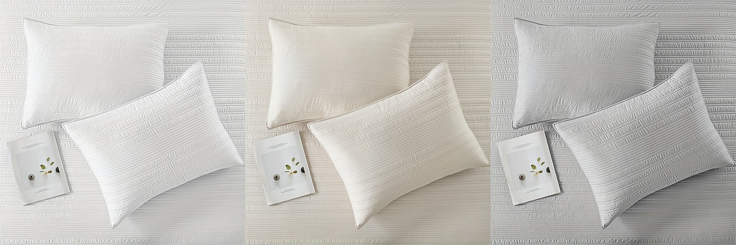 Ultra - Lightweight Embossed Bedding Set – Soft, Breathable 3 - Piece Quilt Set - solid wood furniture by Chic Woods