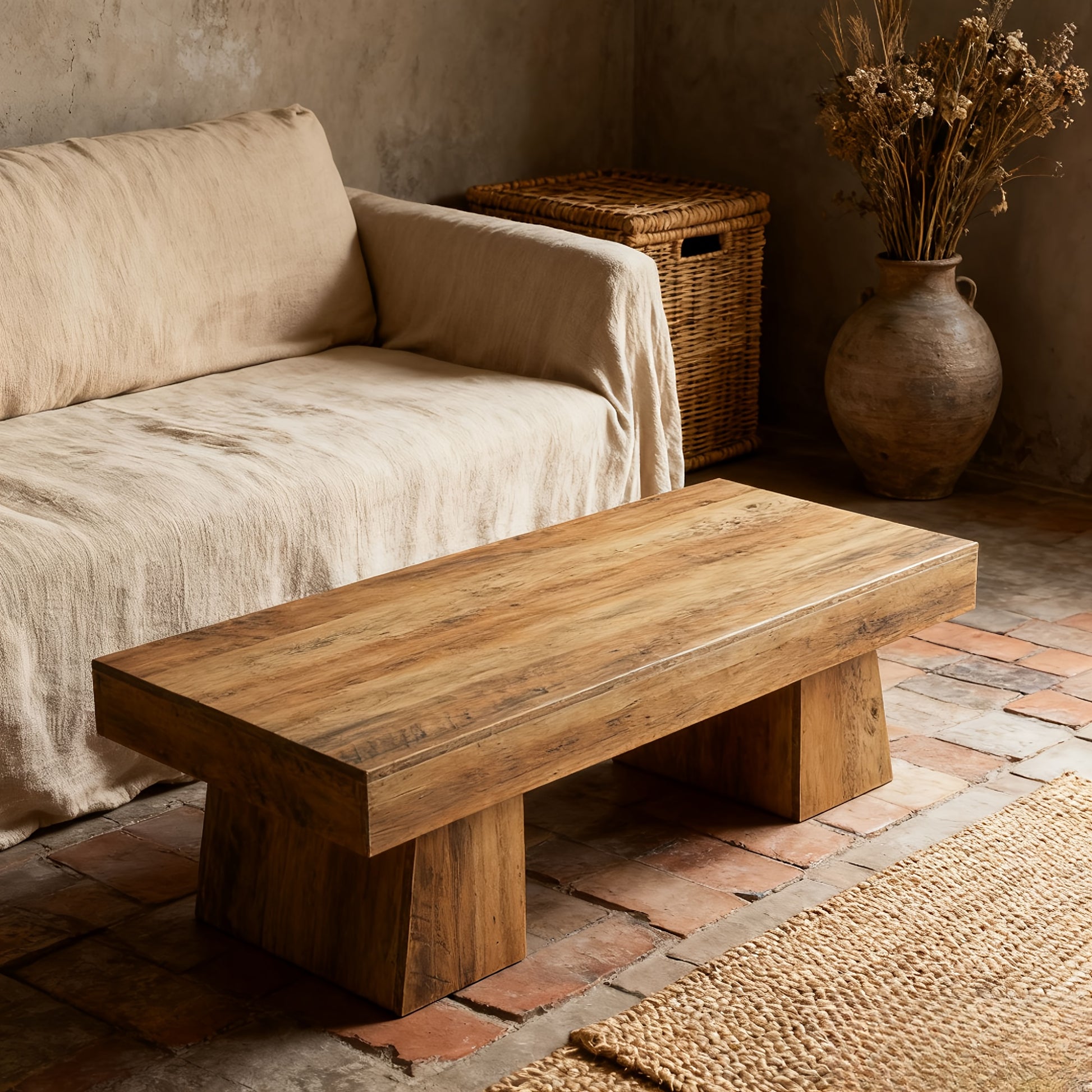 Chic Woods Home Collection — The Kora Low Table - solid wood furniture by Chic Woods