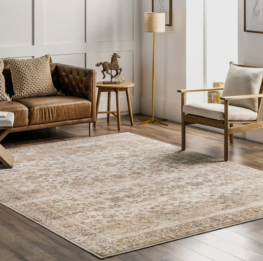 Vintage medallion 5’x7’ area rug