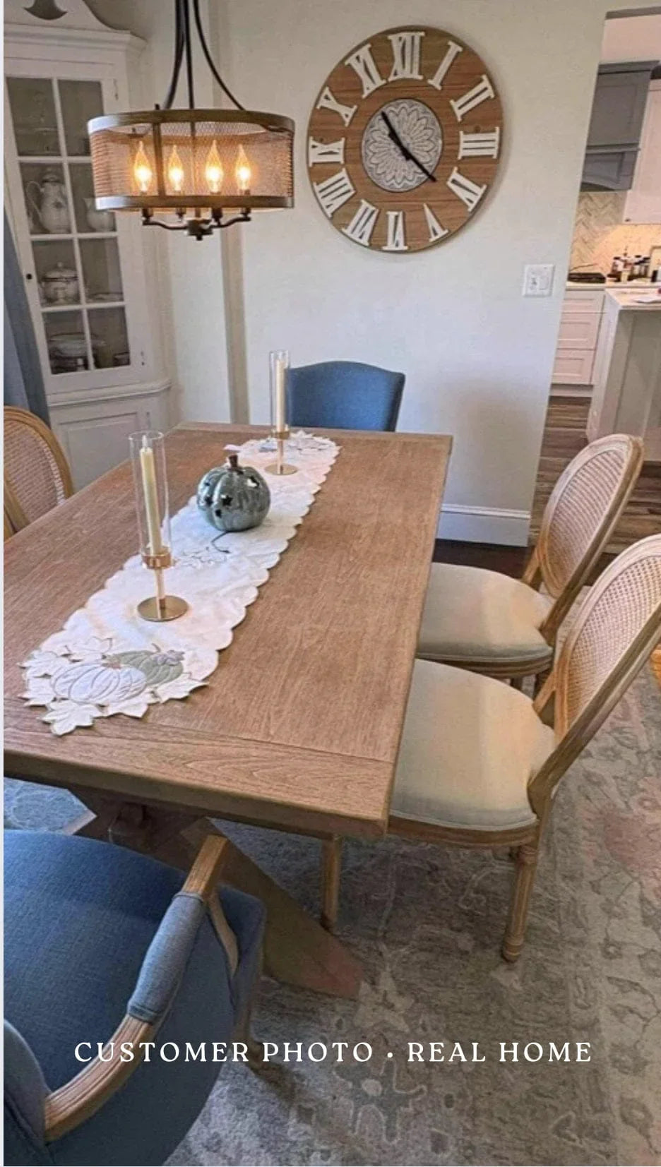 Rattan Back Dining Chairs – Solid Wood & Natural Cane (Sets of 2, 4, 6 & More) - solid wood furniture by Chic Woods