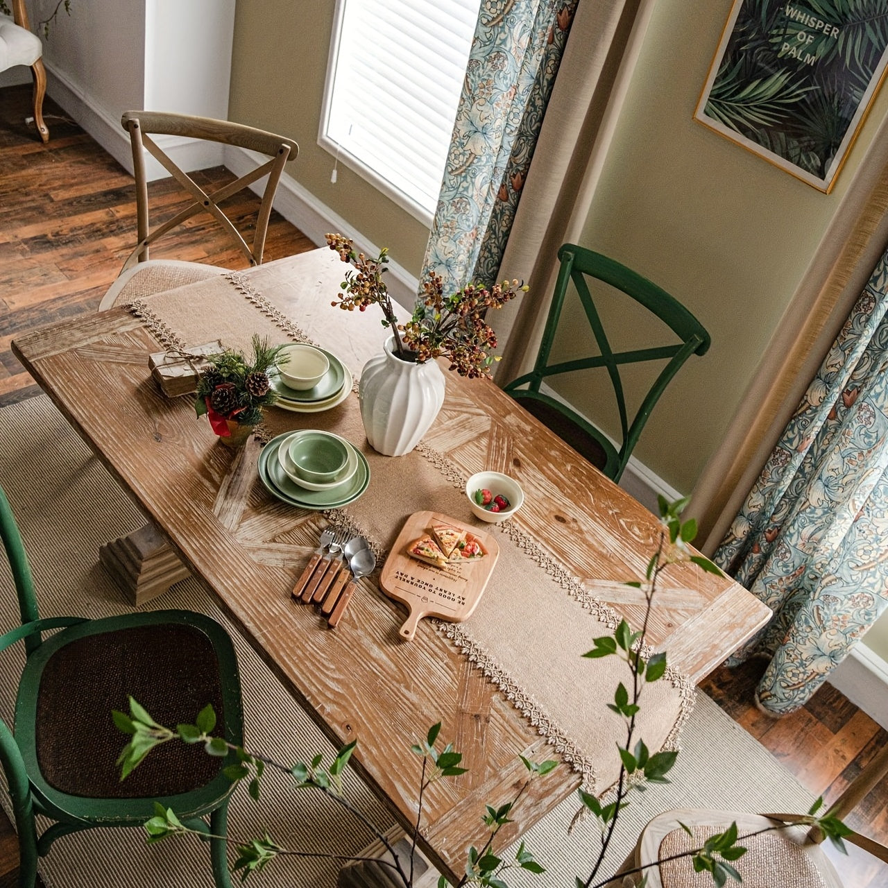 Burlap Natural Jute Table Runner