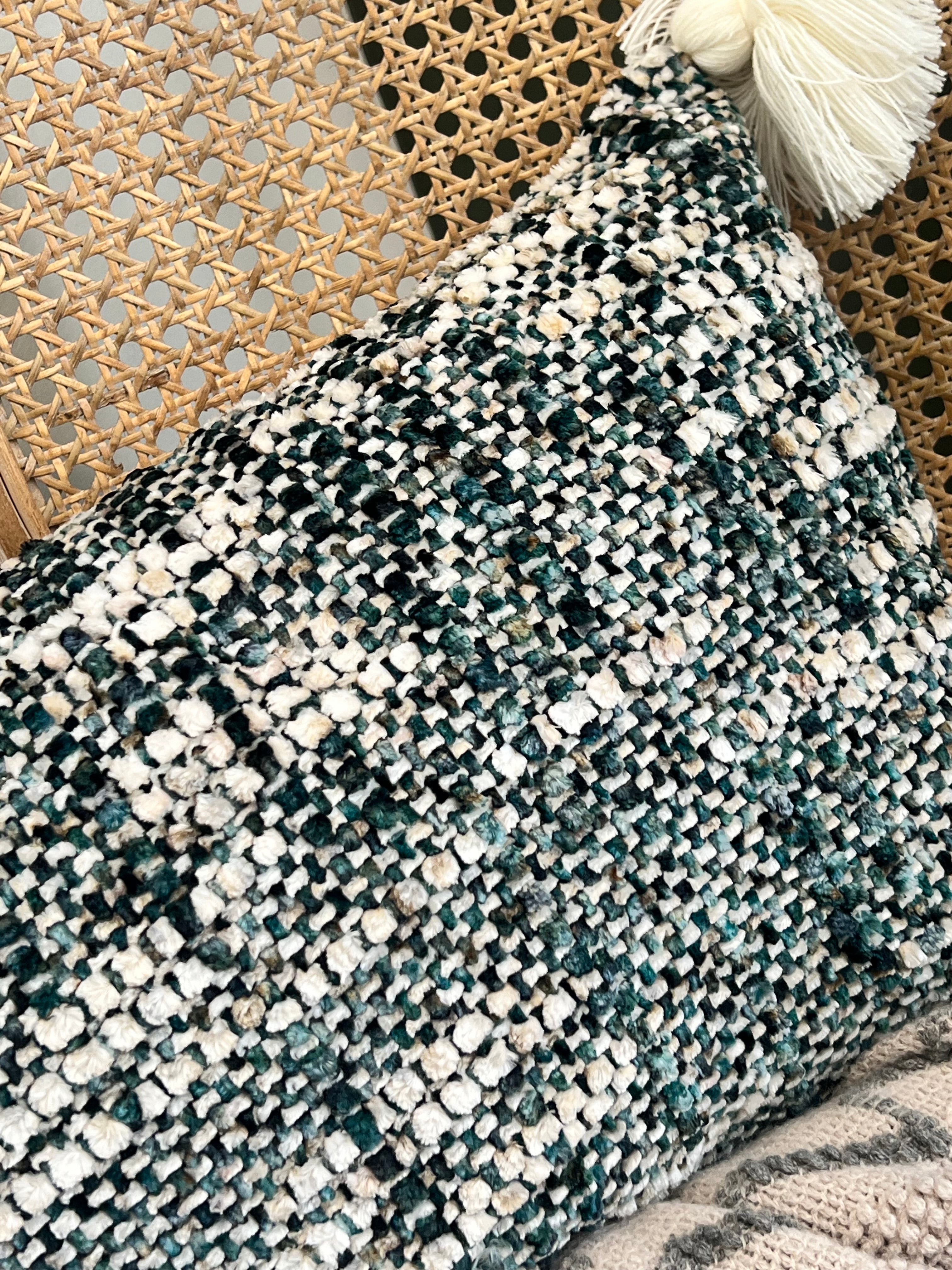 Bohemian Vintage Stripes Chenille decorative Pillow cover