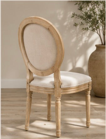 Colette Upholstered Back Dining Chair – Solid Wood | Beige Linen 

(Variants: Set of 2 • Set of 4 • Set of 6 • Set of 8 • Set of 10 • Set of 12)