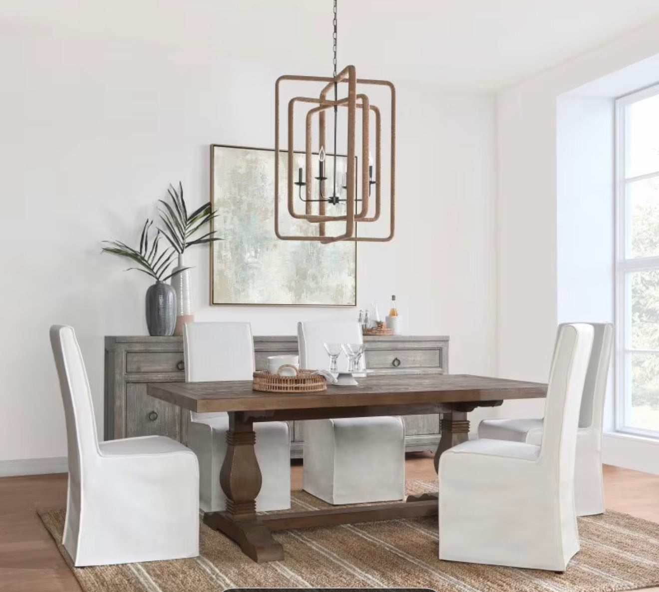 Valentina Trestle Extension Dining Table