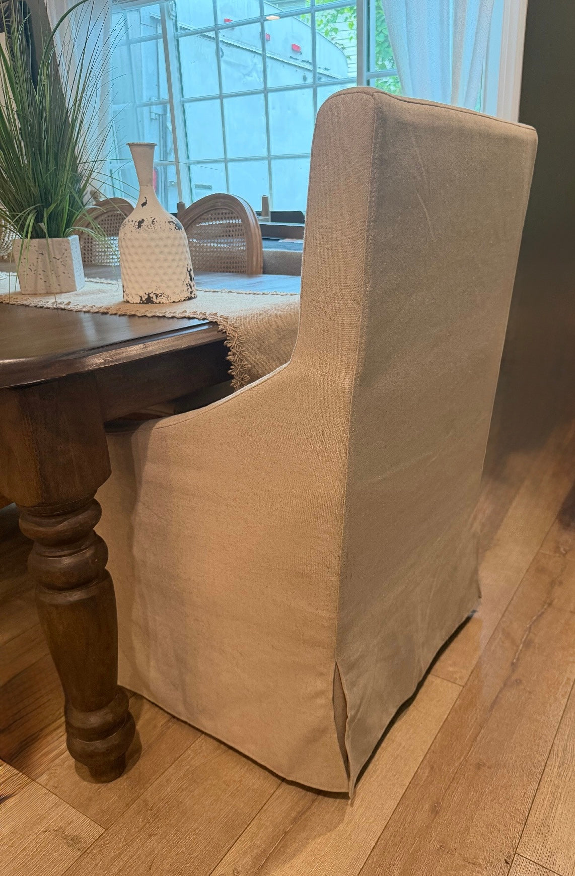 Magnolia Slipcovered Dining Arm Chair (Set of 2) | Custom Order