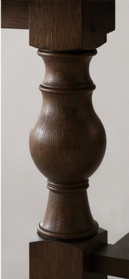 Leon Solid Wood Dining Table –