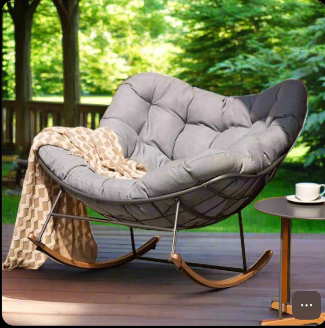 The egg Shaped Rocking Chair
