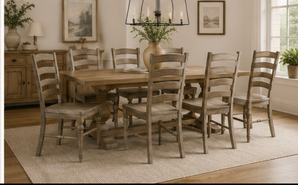 Madeleine Ladderback Dining Chairs | Set of 2
