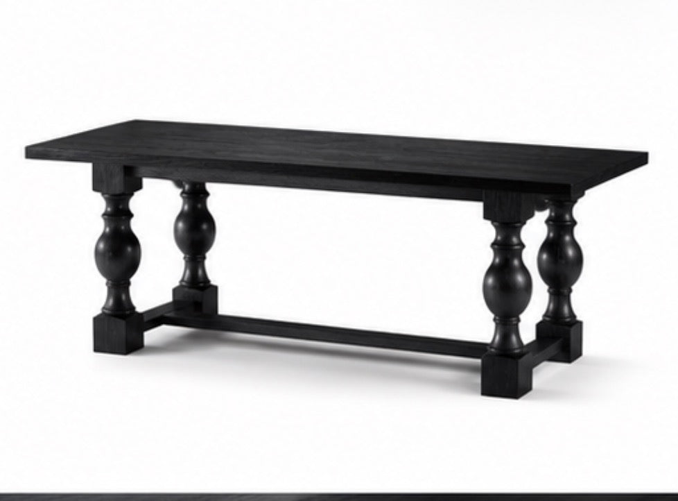 Leon Solid Wood Dining Table –