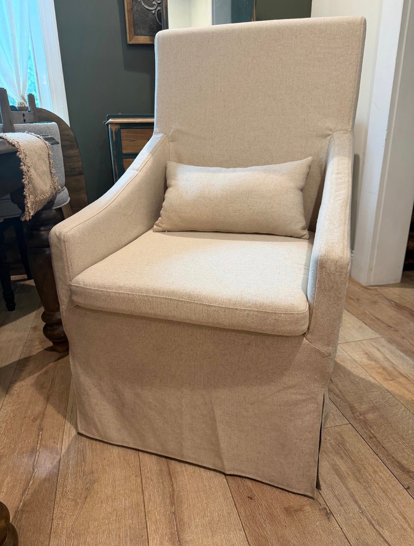 Magnolia Slipcovered Dining Arm Chair (Set of 2) | Custom Order