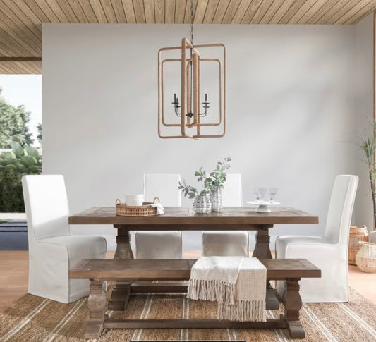 Valentina Trestle Extension Dining Table