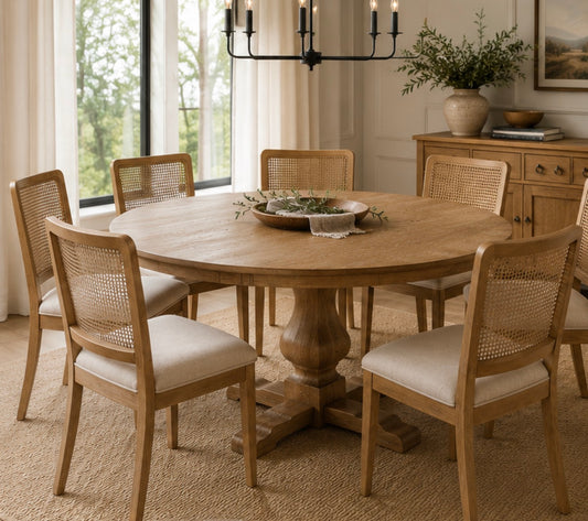 Willow Creek Round Pedestal Dining Table