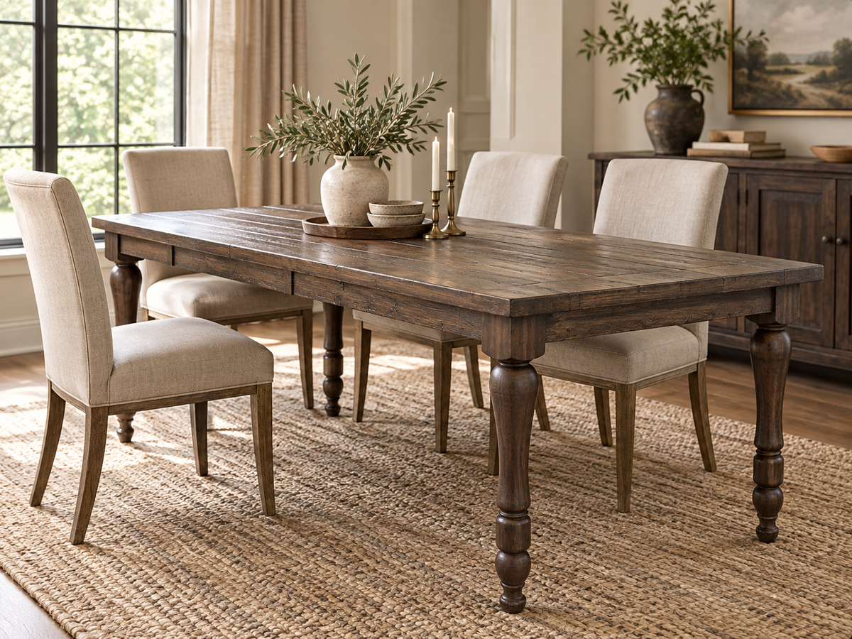 Heritage Farmhouse Extension Dining Table