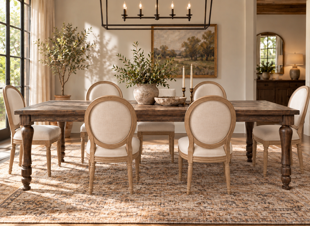 Heritage Farmhouse Extension Dining Table