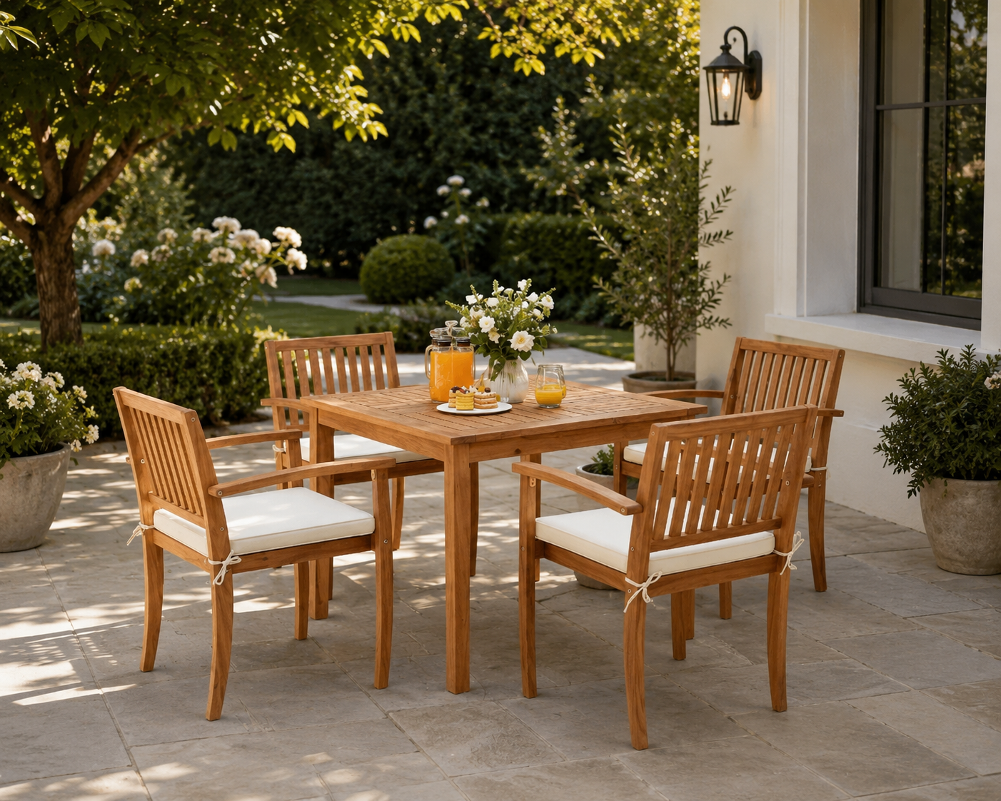 Sedona 5-Piece Acacia Patio Dining Set