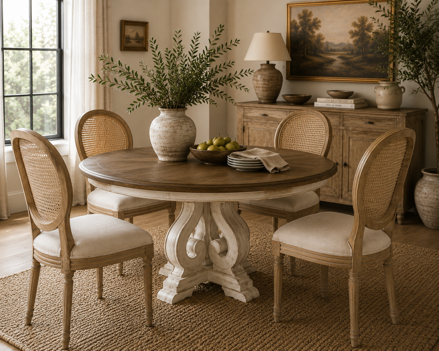 The Fiora Round Dining Table