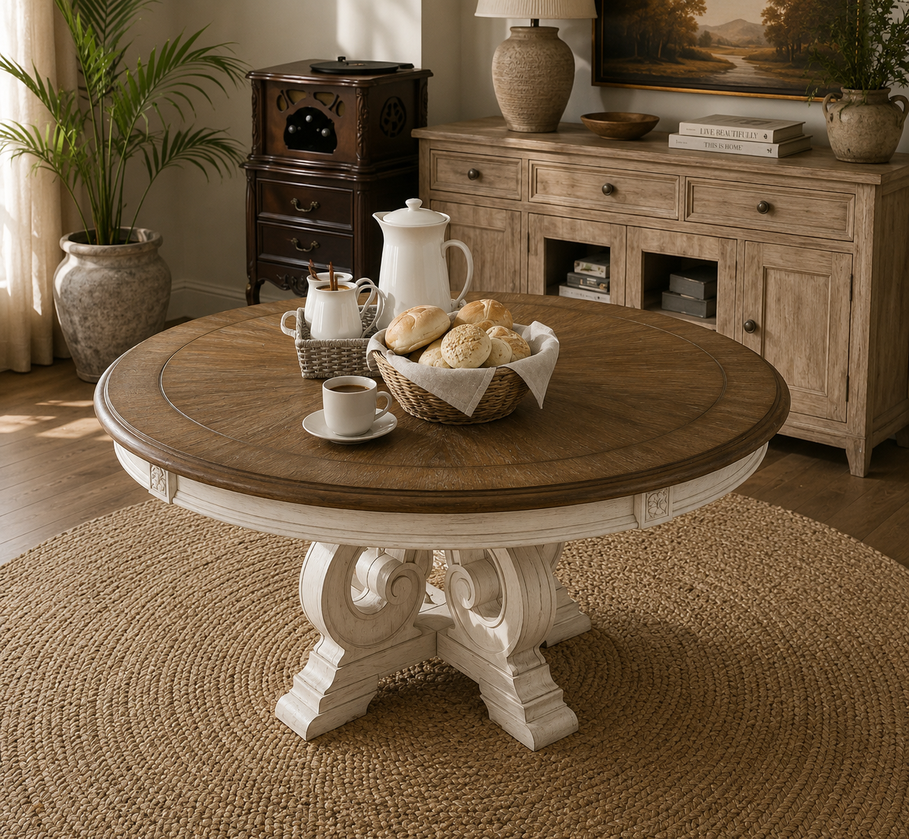 The Fiora Round Dining Table