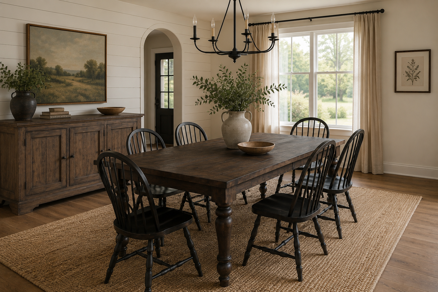 Heritage Farmhouse Extension Dining Table