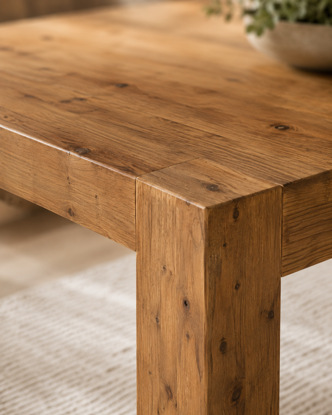 Marlowe 63” Solid Wood Dining Table