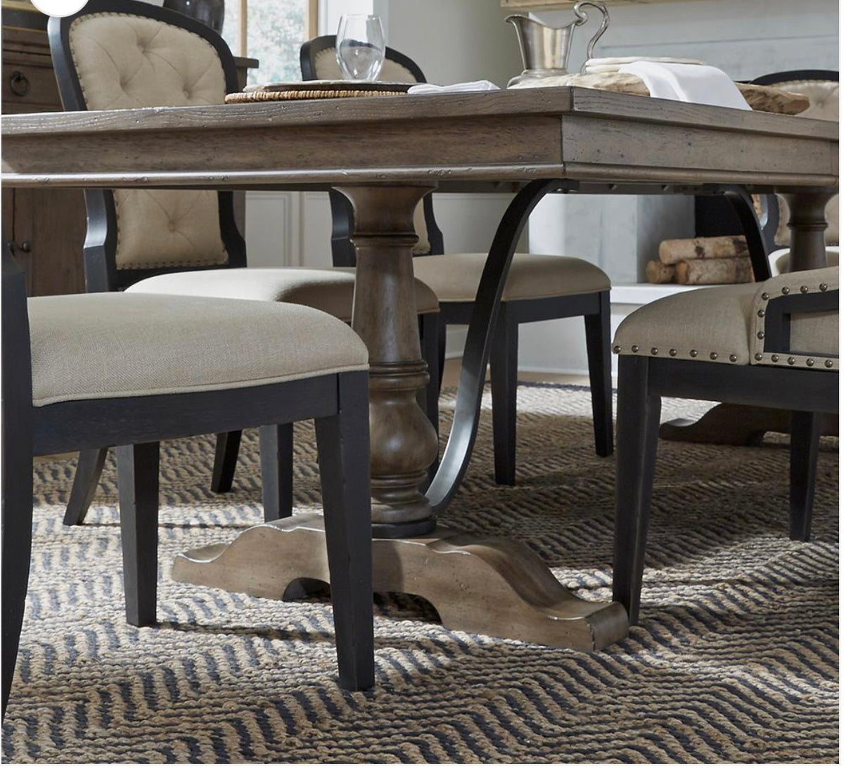 The Whitaker Farmhouse Trestle Dining Table