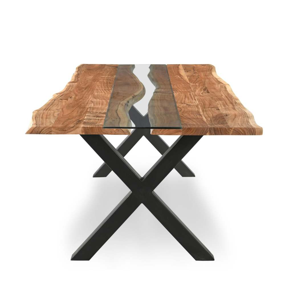 Large River Dining Table - solid wood furniture by Chic Woods