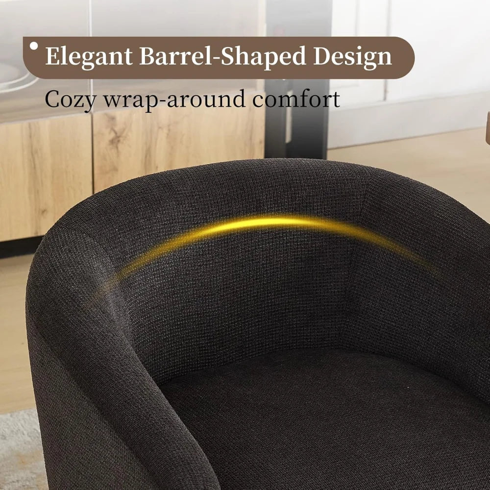 Set of 4 Mid-Century Modern Upholstered Dining Chairs with Arms