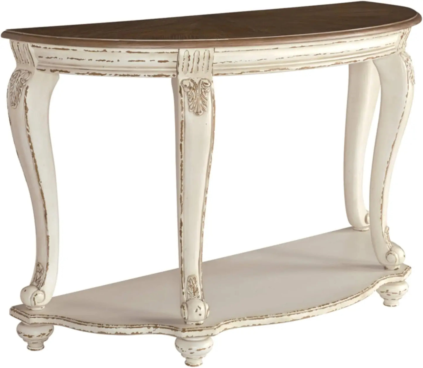 Realyn Demi-Lune Console Table by Ashley Furniture