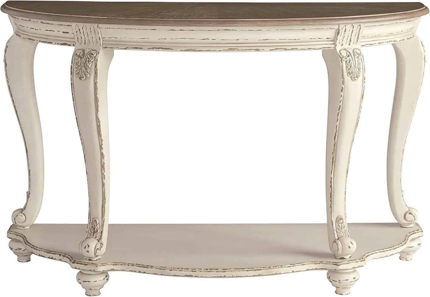 Realyn Demi-Lune Console Table by Ashley Furniture