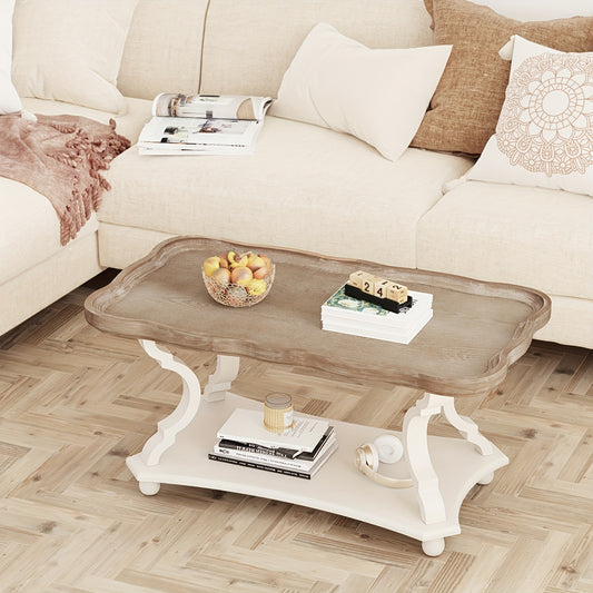 Rustic Farmhouse Cottage Coffee Table