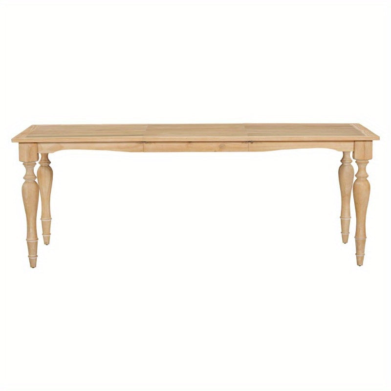 The Ashton Extendable Dining Table – Natural Finished Wood