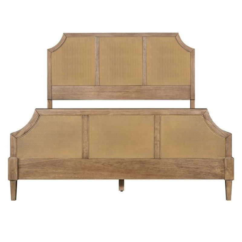 Sienna Woven Cane Queen Platform Bed