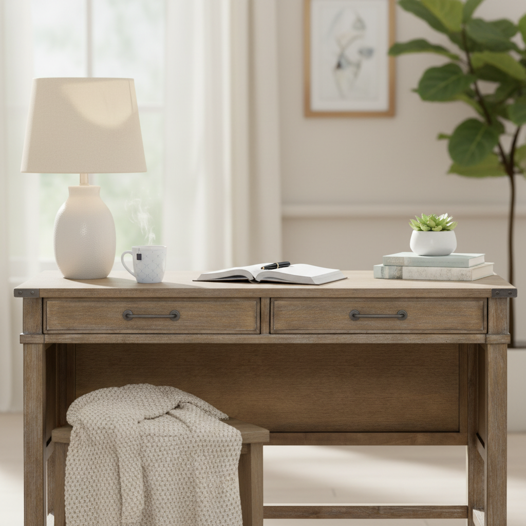 The Whitlock Reclaimed Two-Drawer Occasional Table