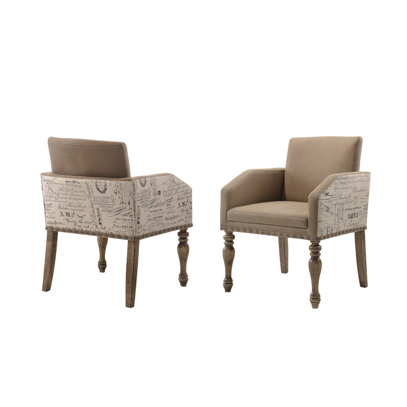Kingsley Driftwood Dining Armchairs (Set of 2)
