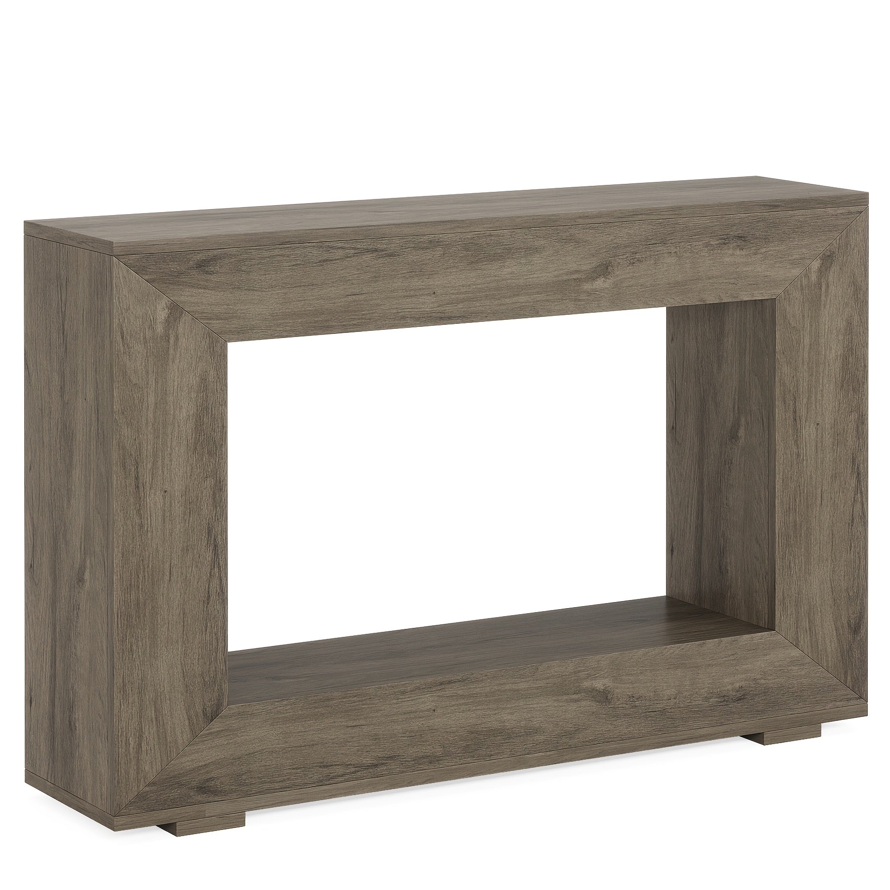 Rustic wood and Metal Console Table