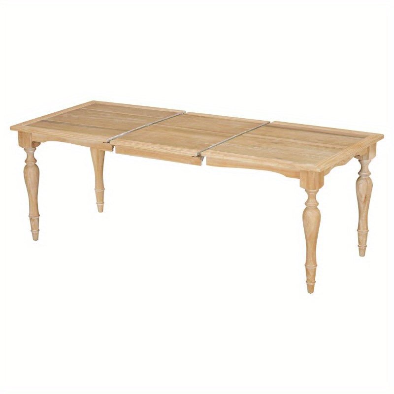 The Ashton Extendable Dining Table – Natural Finished Wood - solid wood furniture by Chic Woods