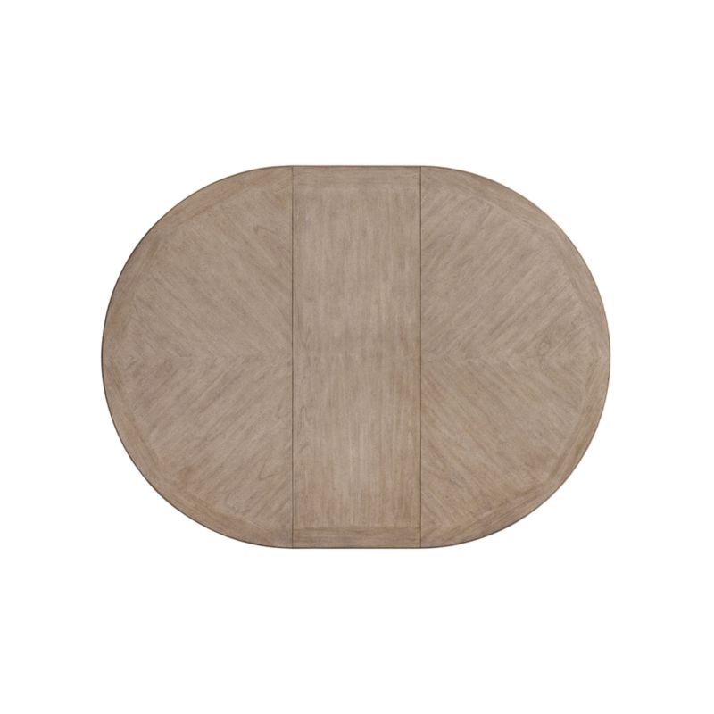 Round Expandable Table with Leaf 4 Host Cane Backed Chairs And Glass Door Server 6pcs