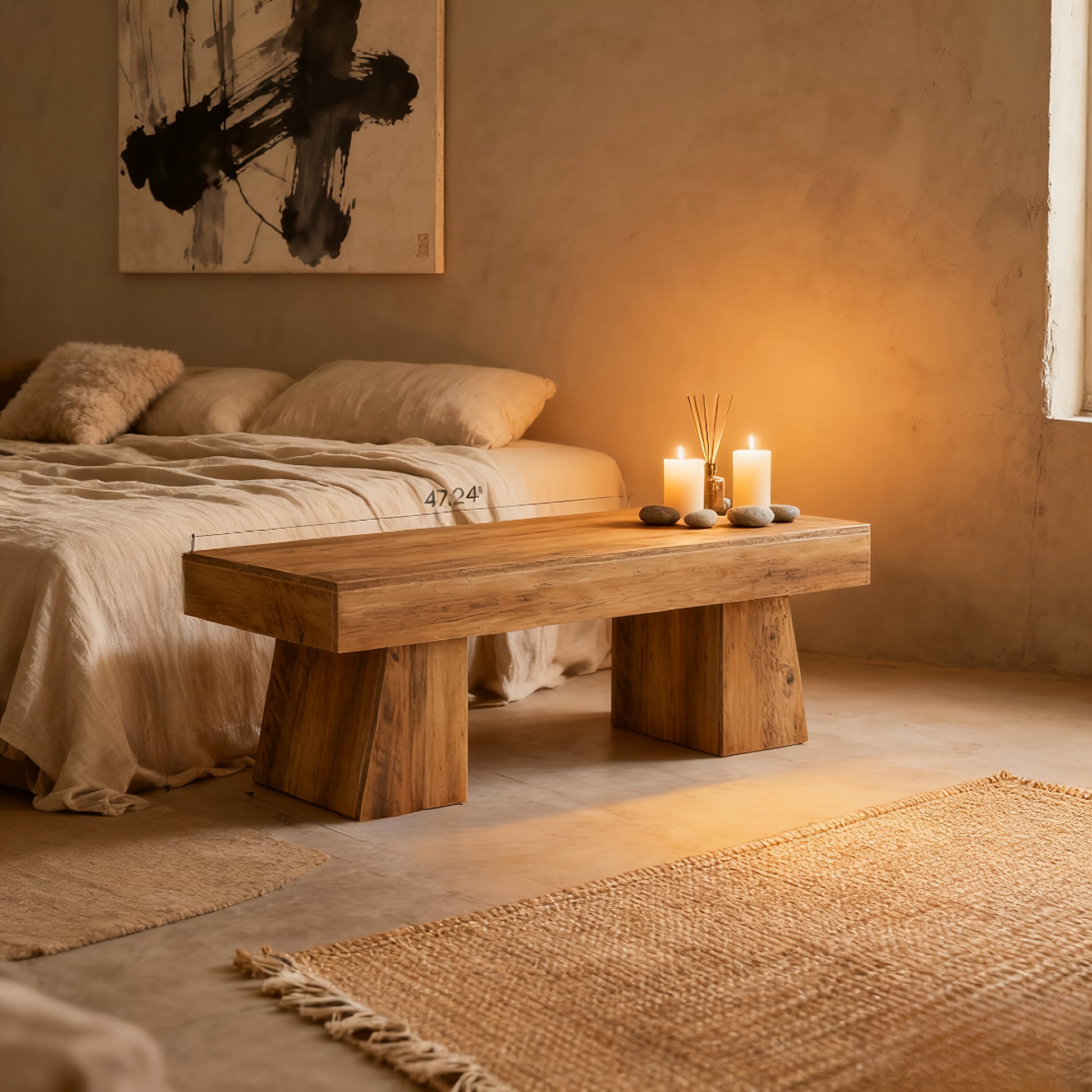 Chic Woods Home Collection — The Kora Low Table - solid wood furniture by Chic Woods