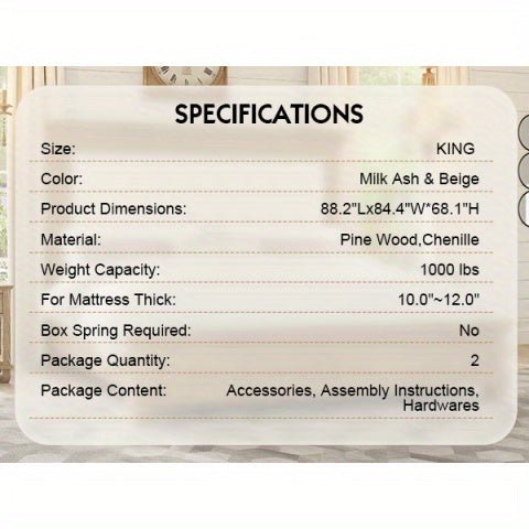 Monroe Mid - Century Upholstered Platform Bed – Solid Wood Frame - solid wood furniture by Chic Woods