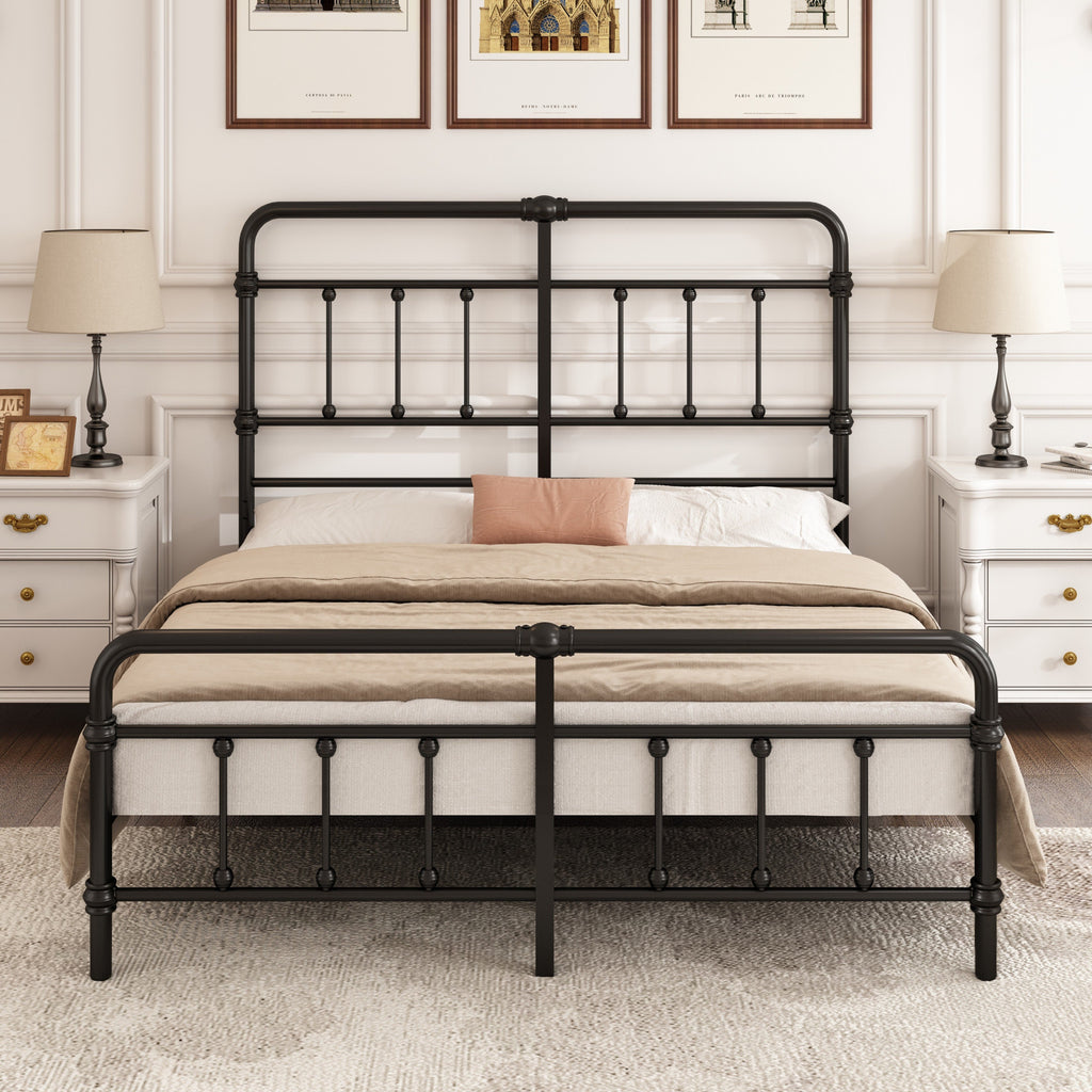 Antique Farmhouse Metal Bed Frame