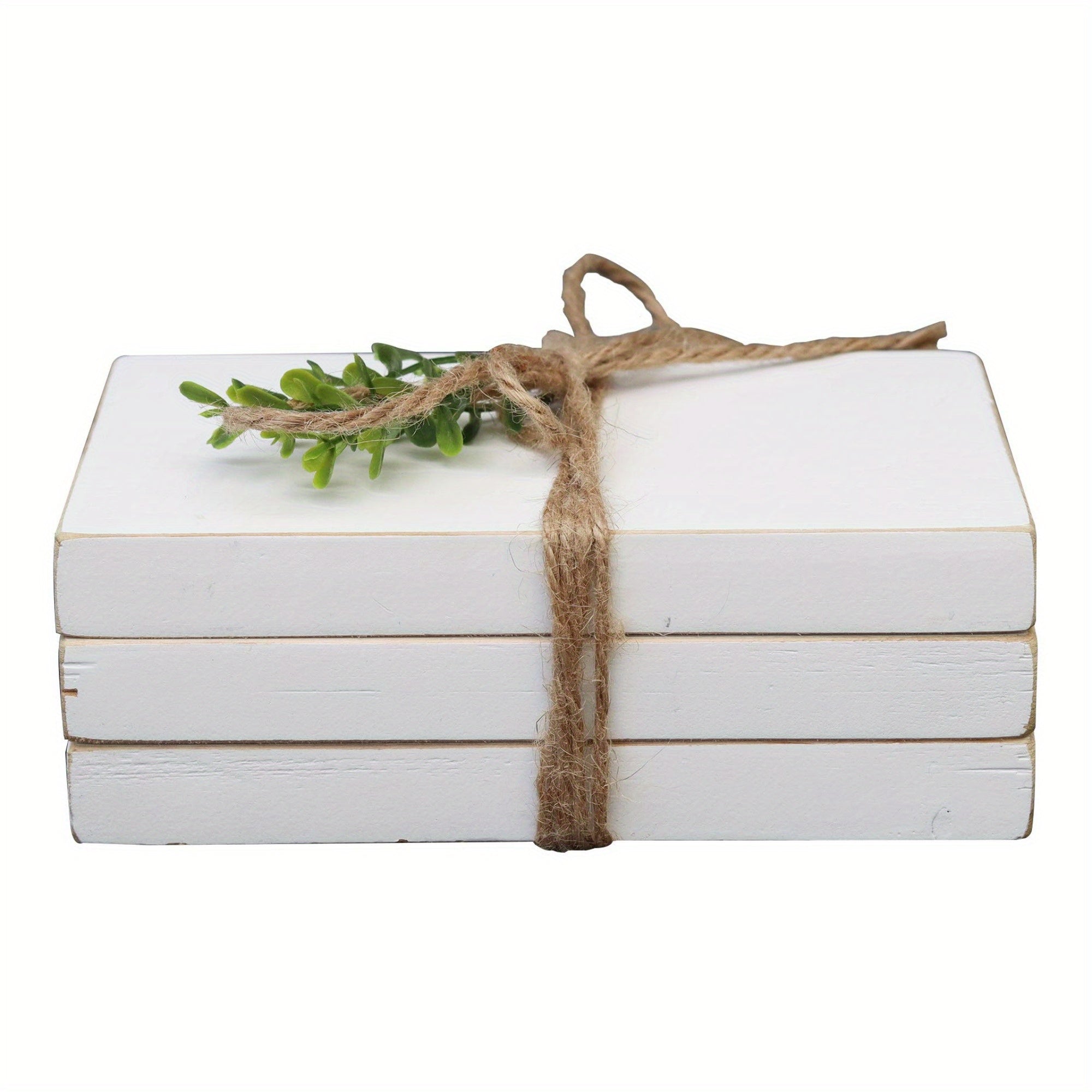 Home Sweet Home Wooden Book Stack – Farmhouse Charm”