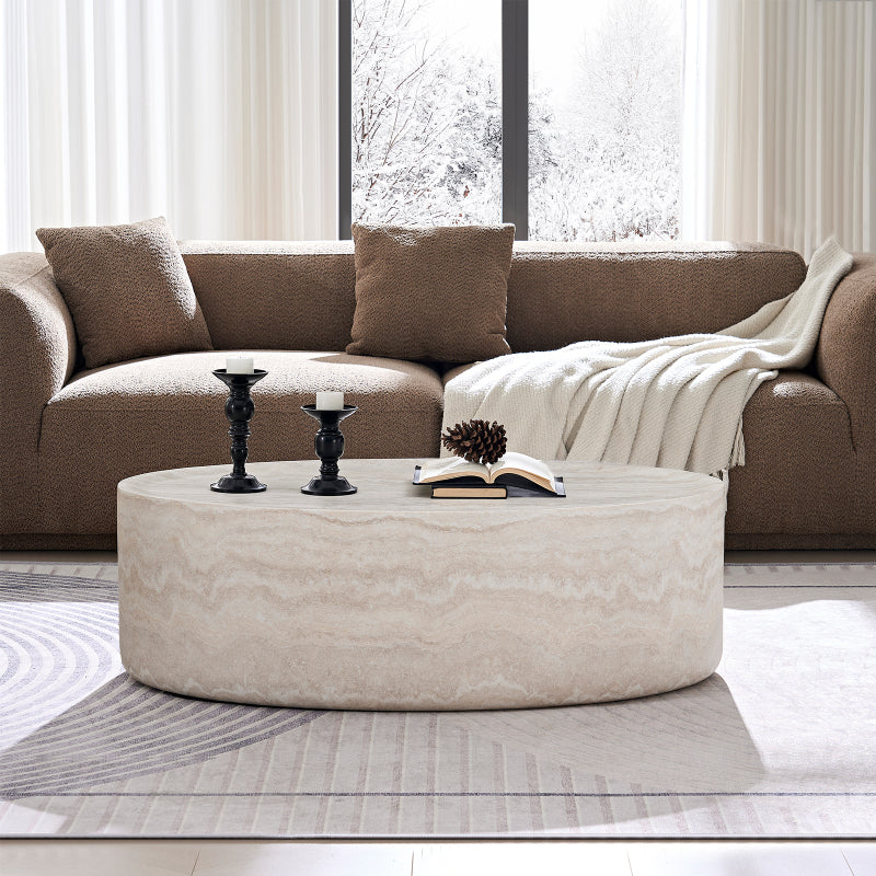 Contemporary Oval Coffee Table, Perfect for Decorating And Utilizing in Your Living Space