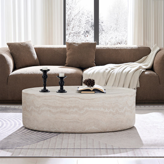 Contemporary Oval Coffee Table, Perfect for Decorating And Utilizing in Your Living Space