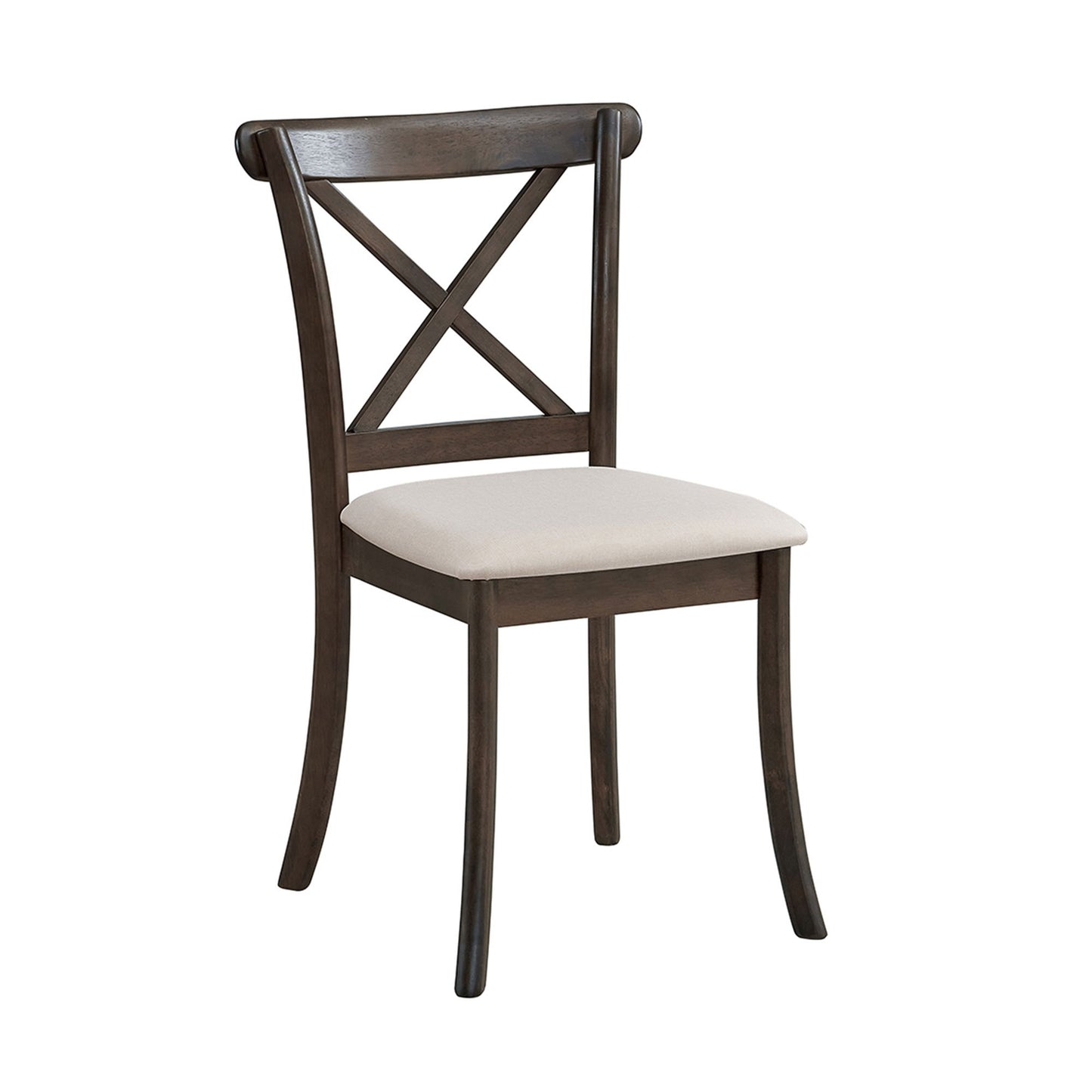 Somerset X-Back Dining Chairs (Set of 2) | Upholstered Farmhouse Style