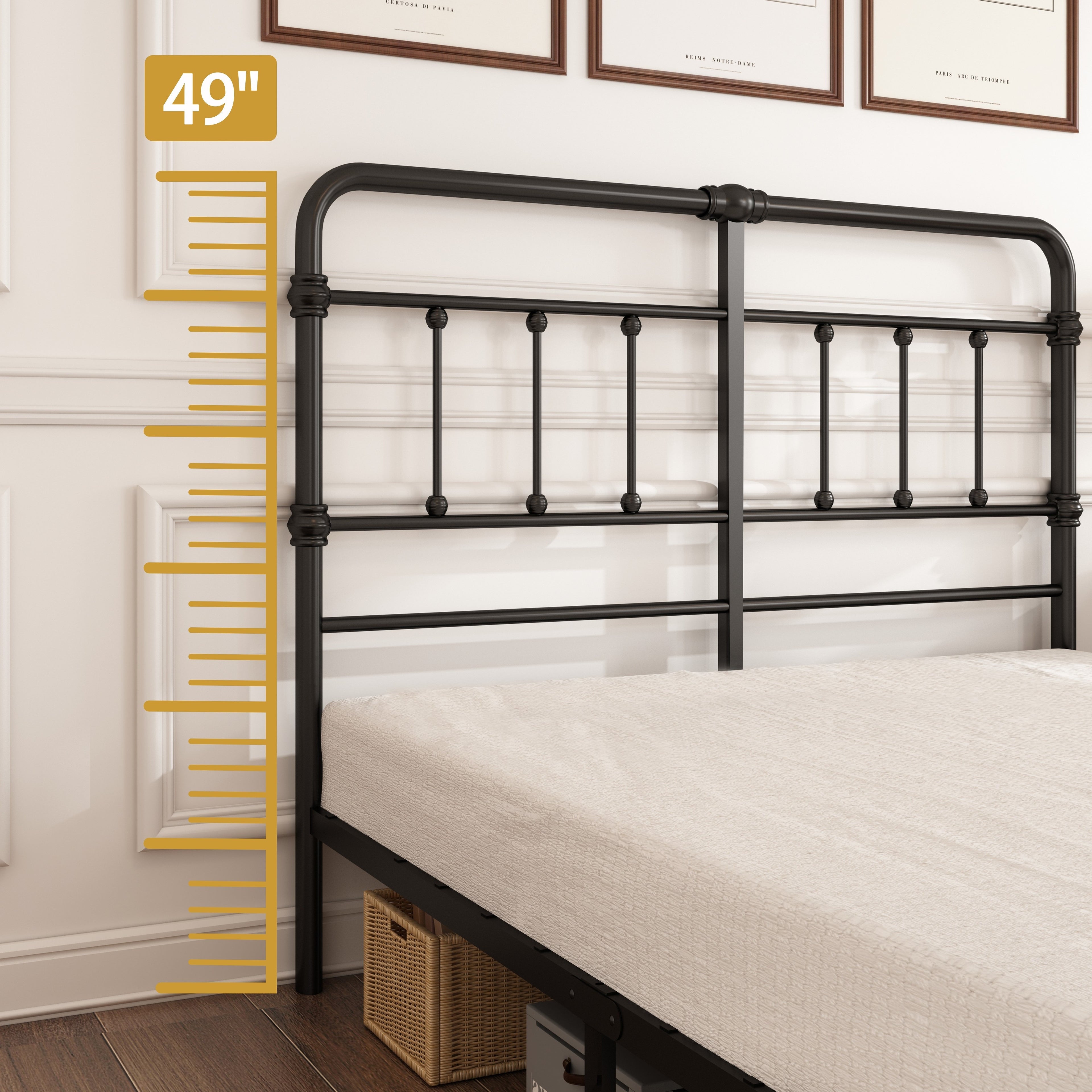 Antique Farmhouse Metal Bed Frame