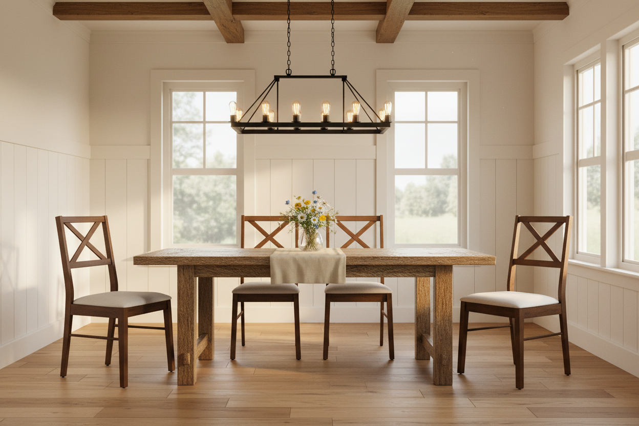 Ansley X-Back Dining Chairs (Set of 2)